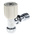 Pegler Yorkshire Chrome Plated Brass 15 mm Compression to 1/2 in BSP Manual Radiator Valve