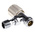Pegler Yorkshire Chrome Plated Brass 15 mm Compression to 1/2 in BSP Manual Radiator Valve