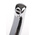 Pegler Yorkshire Chrome Plated Brass Twist Handle Dual Flow Sink Mixer, 1/2in