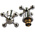 RS PRO Tap Fitting, Classic Cross Head Tap Conversion Kit for use with 1/2 in Tap