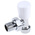 RS PRO Brass 15 mm Male to 1/2 in Male Manual Radiator Valve