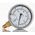 RS PRO BSP 3/8 Analogue Pressure Gauge 0bar Bottom Entry, -1bar min.