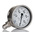 RS PRO G 1/2 Analogue Pressure Gauge 1bar Bottom Entry