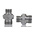 Parker Hydraulic Straight Threaded Adaptor G 3/8 Male to G 1/2 Male, 8-6HMK4S