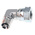 Parker Steel Zinc Plated Hydraulic Elbow Threaded Adapter, 4C6MK4S, G 1/4 Male G 1/4 Female