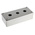 Stainless Steel ABB Compact Push Button Enclosure - 3 Hole 22mm Diameter