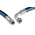 RS PRO 754mm Synthetic Rubber Hydraulic Hose Assembly, 215bar Max Pressure
