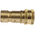 Parker Brass Female Hydraulic Quick Connect Coupling, G 1/4 Female