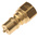 Parker Brass Female Hydraulic Quick Connect Coupling, G 1/4 Male