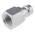 RS PRO Steel Male Hydraulic Quick Connect Coupling, BSP 1/4 Male