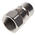 RS PRO Steel Male Hydraulic Quick Connect Coupling, BSP 1 Male