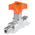 RS PRO Hydraulic Pressure Gauge Isolation Valve, G 1/4 Male