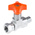 RS PRO Hydraulic Pressure Gauge Isolation Valve, G 1/4 Male