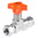 RS PRO Hydraulic Pressure Gauge Isolation Valve, G 1/4 Female
