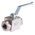 RS PRO Zinc Passivated Steel Hydraulic Ball Valve G 1