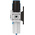 Festo G 1/2 FRL, Automatic Drain, 40μm Filtration Size - With Pressure Gauge