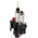 Norgren G 1/4 FRL, Automatic Drain, 40μm Filtration Size - With Pressure Gauge