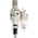 SMC G 1/4 FRL, Automatic Drain, 5μm Filtration Size - With Pressure Gauge