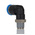 RS PRO Elbow Threaded Adaptor, R 1/8 Male to Push In 6 mm, Threaded-to-Tube Connection Style