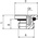 RS PRO G 1/2 Male NBR Plug Fitting