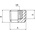 RS PRO G 1/8 Male Nickel Plated Brass Plug Fitting
