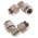 RS PRO 1130 Series Elbow Tube-toTube Adaptor, Push In 6 mm to Push In 6 mm, Tube-to-Tube Connection Style