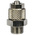 RS PRO Straight Threaded Adaptor, R 1/8 Male to Push In 5 mm, Threaded-to-Tube Connection Style