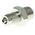 RS PRO Straight Threaded Adaptor, R 1/8 Male to Push In 4 mm, Threaded-to-Tube Connection Style