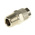 RS PRO Straight Threaded Adaptor, R 1/4 Male to Push In 8 mm, Threaded-to-Tube Connection Style