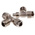 RS PRO 1200 Series Tee Threaded Adaptor, Push In 8 mm to Push In 8 mm, Threaded-to-Tube Connection Style