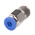 RS PRO Straight Threaded Adaptor, R 1/8 Male to Push In 4 mm, Threaded-to-Tube Connection Style