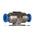 RS PRO Bulkhead Tube-to-Tube Adaptor, Push In 4 mm to Push In 4 mm, Tube-to-Tube Connection Style