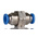 RS PRO Bulkhead Tube-to-Tube Adaptor, Push In 6 mm to Push In 6 mm, Tube-to-Tube Connection Style