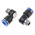 RS PRO Elbow Threaded Adaptor, R 1/4 Male to Push In 10 mm, Threaded-to-Tube Connection Style