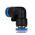 RS PRO Elbow Tube-toTube Adaptor, Push In 10 mm to Push In 10 mm, Tube-to-Tube Connection Style