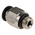 RS PRO Push-in Fitting, G 1/8 Male to Push In 6 mm, Threaded-to-Tube Connection Style