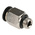 RS PRO Push-in Fitting, G 1/8 Male to Push In 8 mm, Threaded-to-Tube Connection Style