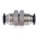 RS PRO Push-in Fitting, Push In 6 mm to Push In 6 mm, Tube-to-Tube Connection Style