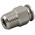 RS PRO Push-in Fitting, R 3/8 Male to Push In 12 mm, Threaded-to-Tube Connection Style