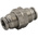 RS PRO Push-in Fitting, Push In 8 mm to Push In 8 mm, Threaded-to-Tube Connection Style
