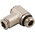 RS PRO 57550 Series Push-in Fitting to Push In 10 mm, Threaded-to-Tube Connection Style