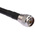 Radiall Male N Type to Male N Type Coaxial Cable, 5m, RG214 Coaxial, Terminated