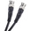 RS PRO Male BNC to Male BNC Coaxial Cable, 2m, RG58 Coaxial, Terminated