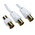 RS PRO Male TV Aerial Connector to Male TV Aerial Connector Coaxial Cable, 5m, RF Coaxial, Terminated