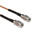 Radiall Male SMA to Male SMA Coaxial Cable, 1m, RG316 Coaxial, Terminated