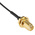 RS PRO Female RP-SMA to Female U.FL Coaxial Cable, 300mm, RF Coaxial, Terminated