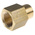 Legris Series Straight Threaded Adaptor, R 1/2 Male to NPT 1/2 Female, Threaded Connection Style