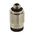 Legris LF3000 Series Straight Threaded Adaptor, M5 Male to Push In 4 mm, Threaded-to-Tube Connection Style