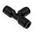 Legris LF3000 Series Tee Tube-to-Tube Adaptor Push In 4 mm, Push In 4 mm to Push In 4 mm, Tube-to-Tube Connection Style