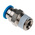 Festo QS Series Straight Threaded Adaptor, R 1/4 Male to Push In 8 mm, Threaded-to-Tube Connection Style, 153005